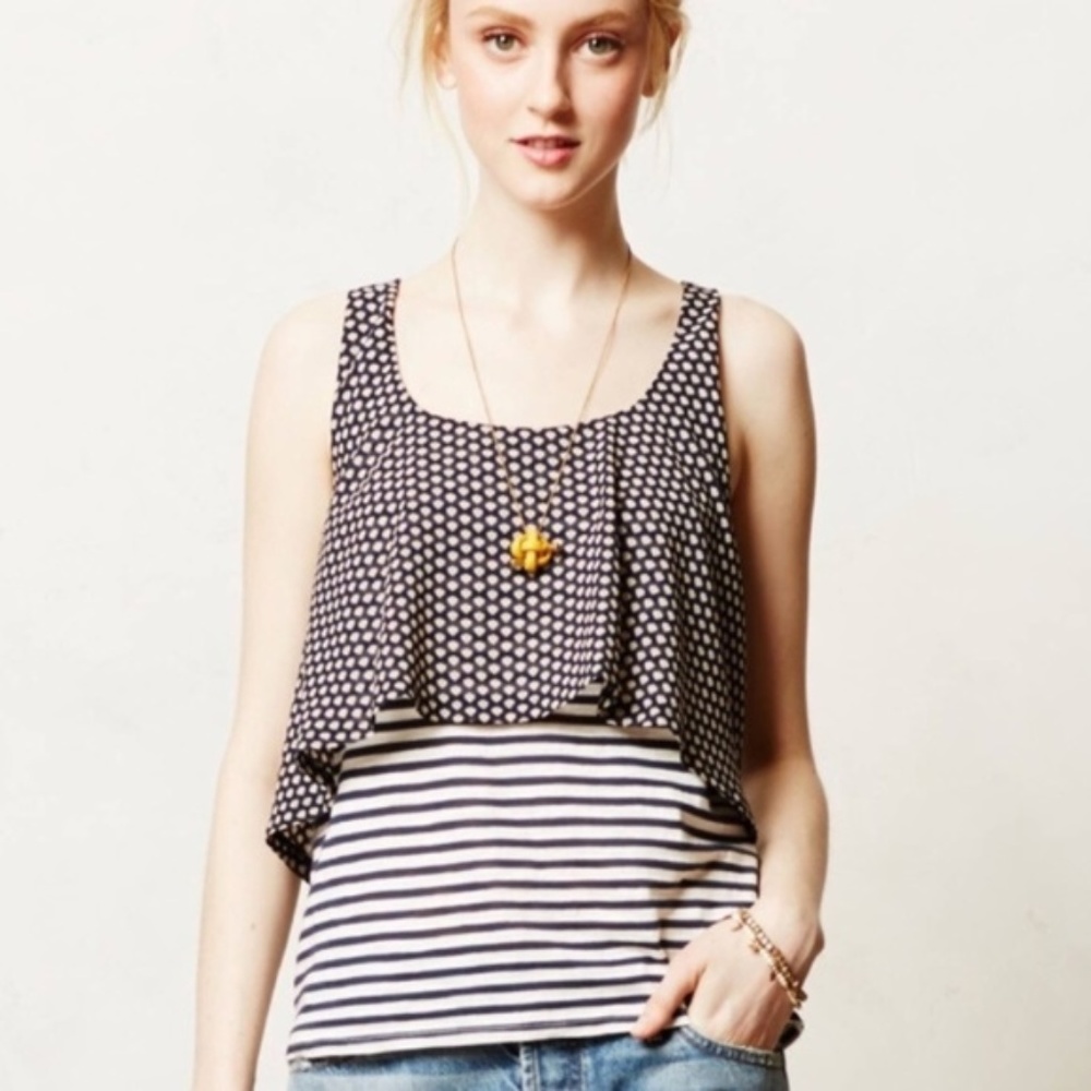 Anthropologie Meadow Rue Layer Tank